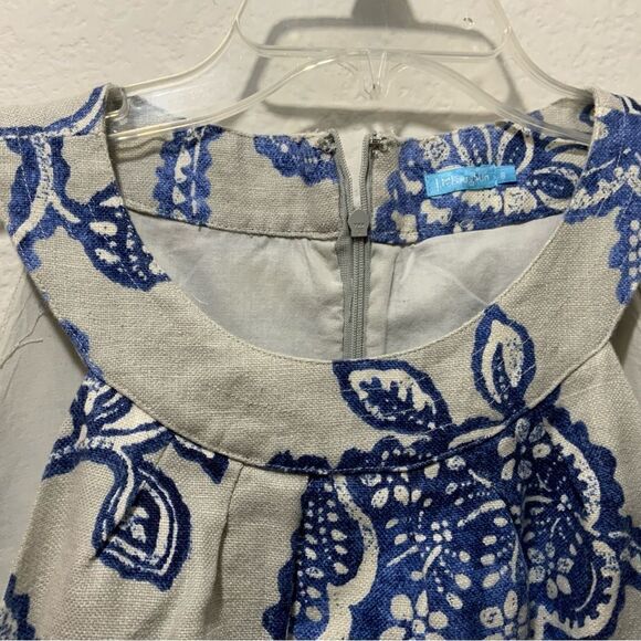 J McLaughlin Edie Halter Linen Sleeveless Dress size 8 - Picture 7 of 10